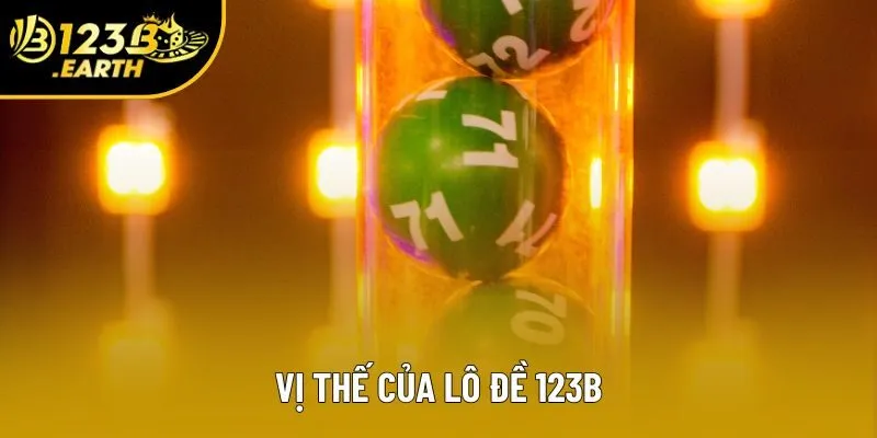 Vị thế của lô đề 123B Vị thế của lô đề 123B