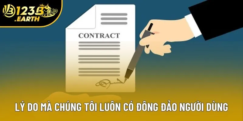 Lý do mà chúng tôi luôn có đông đảo người dùng Lý do mà chúng tôi luôn có đông đảo người dùng