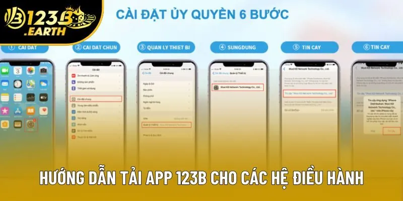 Hướng dẫn tải app 123B cho các hệ điều hành Hướng dẫn tải app 123B cho các hệ điều hành